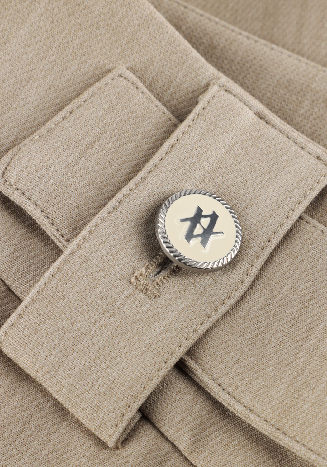 Sand AAIKO Weite Hose NORE BUTTONS - large