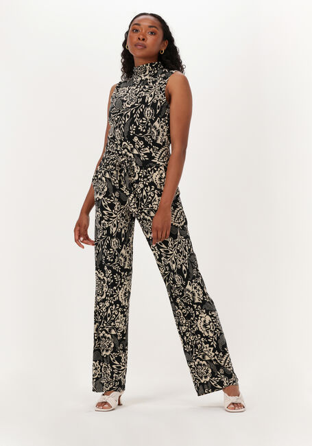 Schwarze VANILIA Chino FLORAL LOOSE CHINO - large