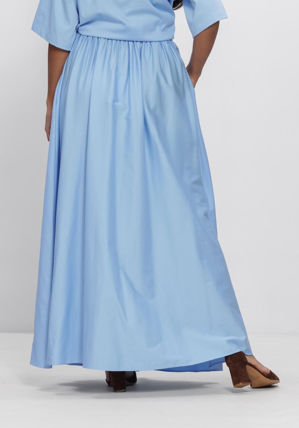 Hellblau EST'SEVEN Maxirock AYLIN SKIRT - large