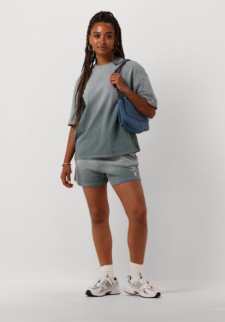 Graue ALIX THE LABEL Hosen LADIES KNITTED SPRAYED SWEAT SHORTS - large