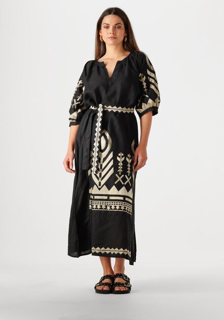 Schwarze GREEK ARCHAIC KORI Maxikleid 230654 - large