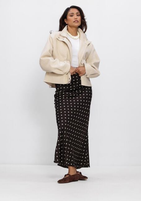 Schwarze NEO NOIR Maxirock VISO DOT SKIRT - large