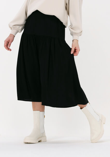 Schwarze MSCH COPENHAGEN Midirock CARINE SKIRT - large