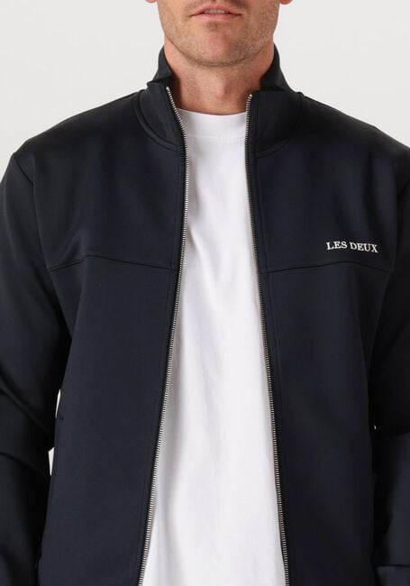 Dunkelblau LES DEUX Strickjacke BALLIER TRACK JACKET - large