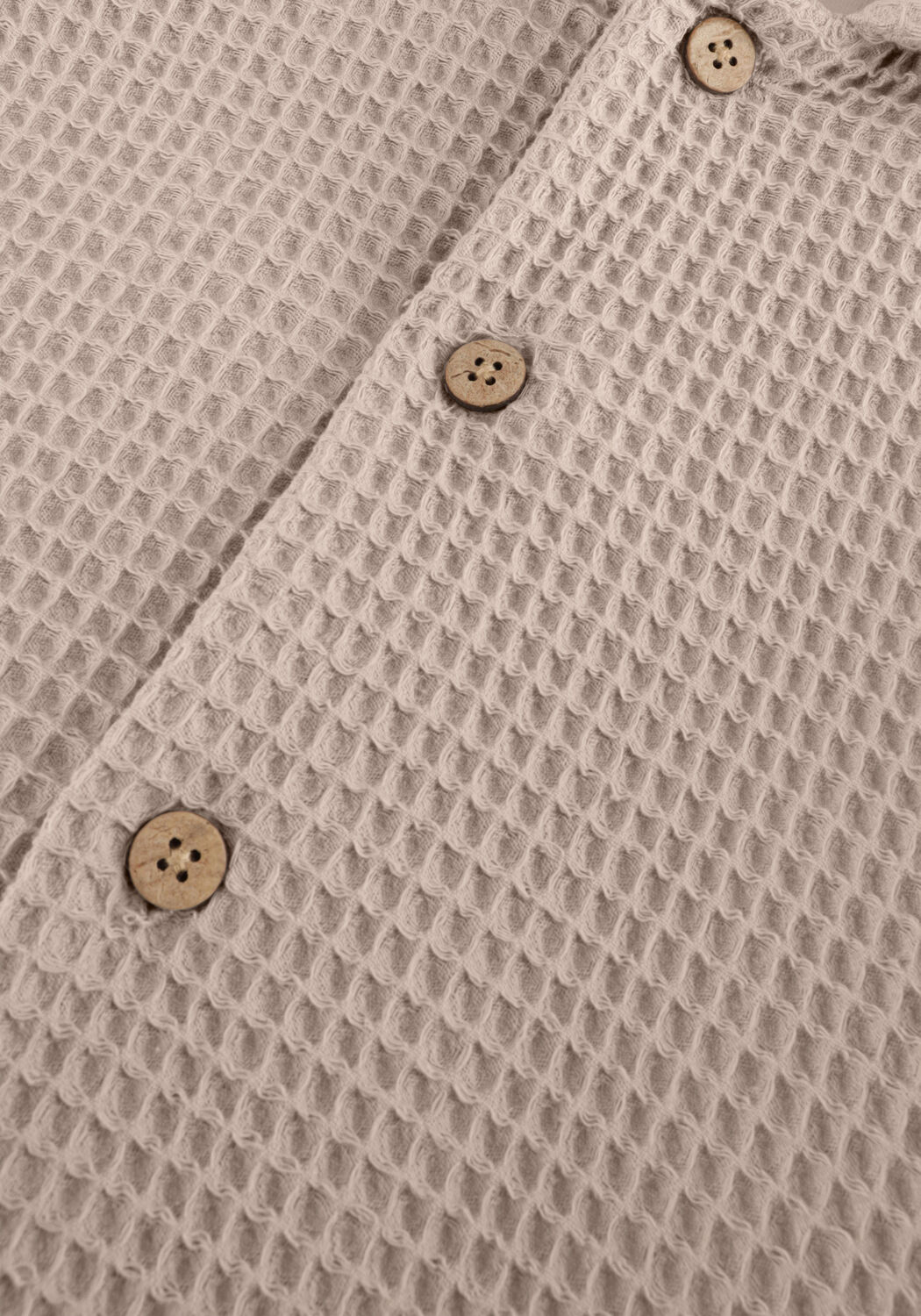 Beige ANERKJENDT Casual-Oberhemd AKLEON S/S WAFFLE - large