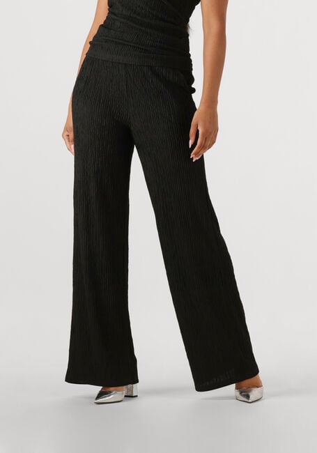 Schwarze AAIKO Weite Hose RAMONA STRUCTURE PES 564 - large