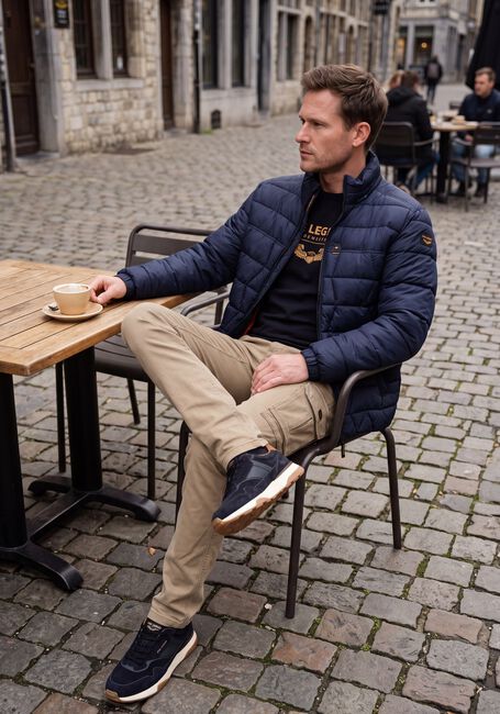 Dunkelblau PME LEGEND Wattierte Jack FLIGHT JACKET EXPEDITOR BRIGHTSTER - large