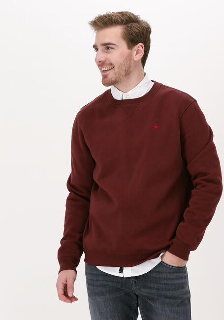 Bordeaux G-STAR RAW Sweatshirt PREMIUM CORE R SW L/S - large