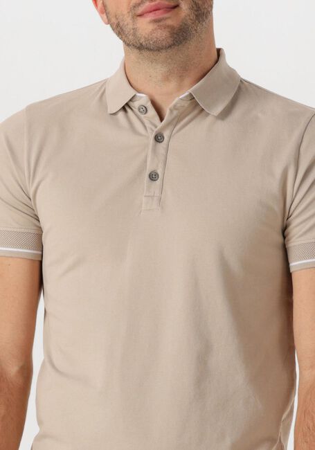 Beige GENTI Polo-Shirt POLO 3 BUTTON SS J2001-1212 - large