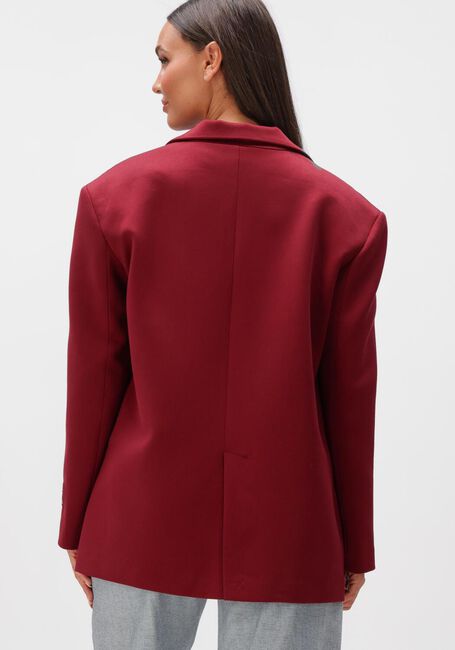 Bordeaux ALIX THE LABEL Blazer LADIES WOVEN OVERSIZED BLAZER - large