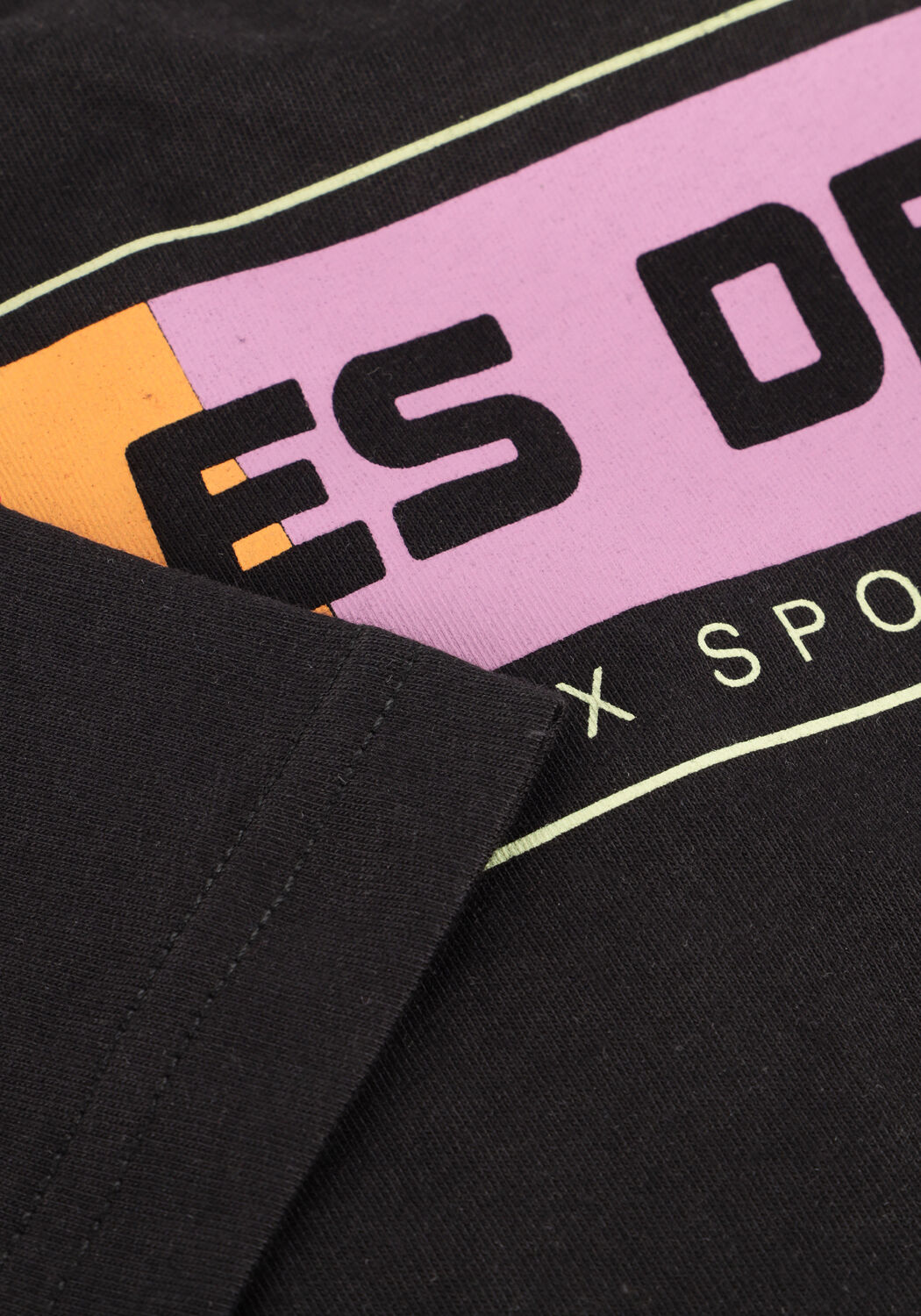 Schwarze LES DEUX T-shirt SPORT LOGO T-SHIRT - large