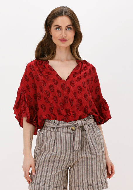 Rote SISSEL EDELBO Blusen TAYLOR TOP - large