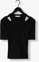 Schwarze CO'COUTURE T-shirt BADOE CUT SHOULDER KNIT