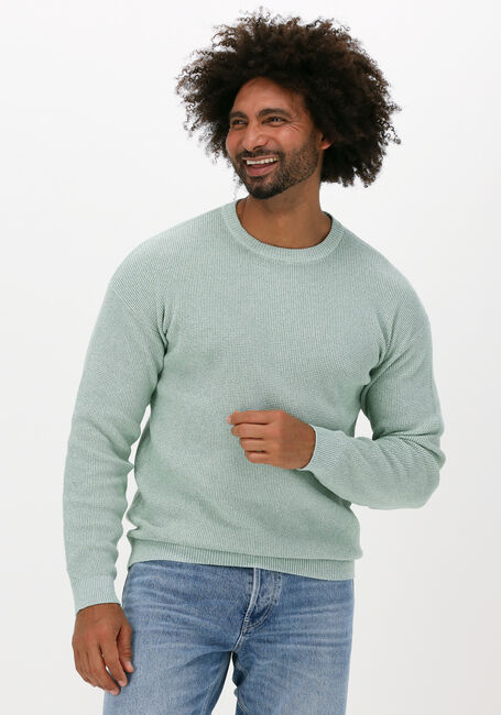 Grüne SELECTED HOMME Pullover SLHROBERT LS KNIT CREW NECK - large