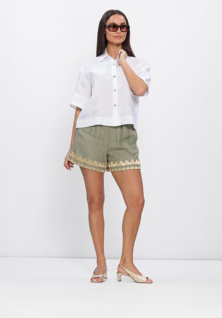 Wei&szlig;e GREEK ARCHAIC KORI Hosen S26K-1005032 - large