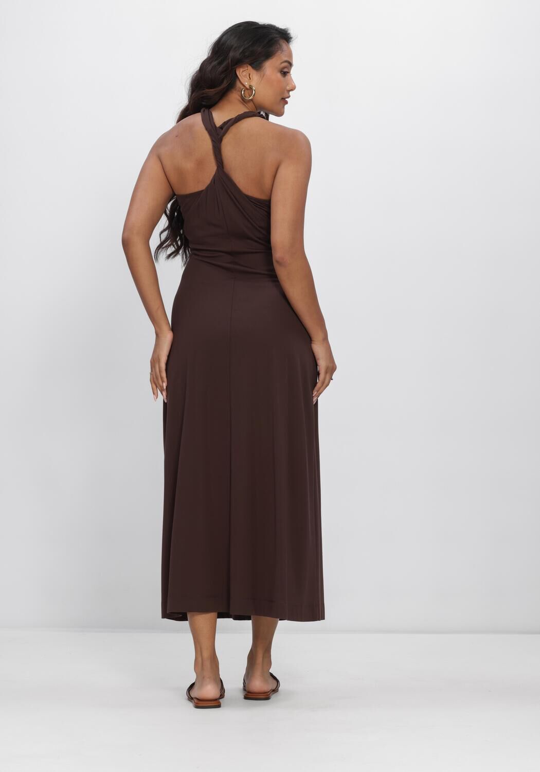 Braune INWEAR T-shirt PENNIEIW LONG DRESS - large