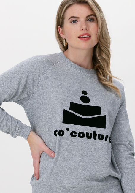 Graue CO'COUTURE Sweatshirt CLUB FLOC SWEAT - large