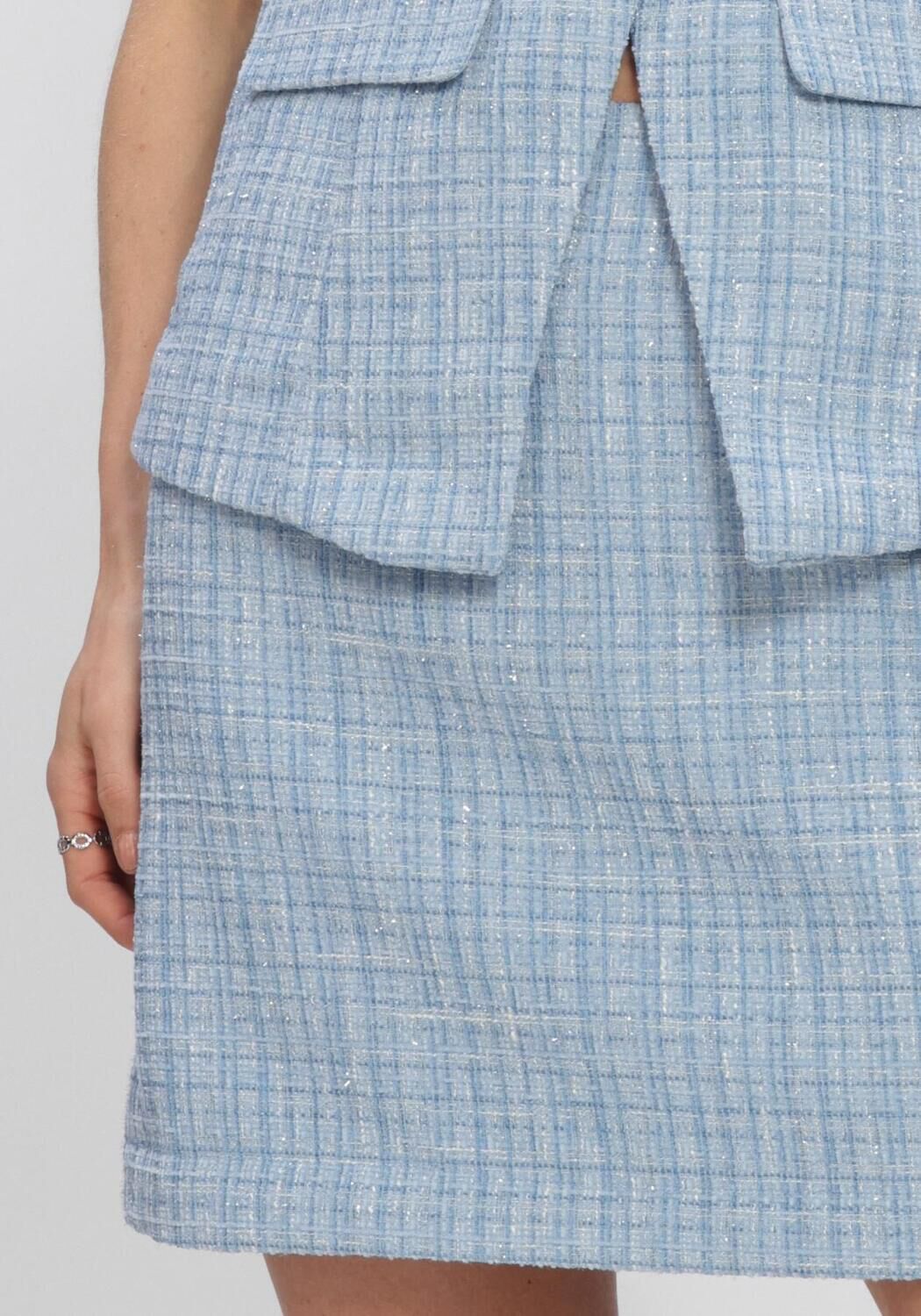 Blaue Y.A.S. R&ouml;cke YASJOSE HW SKIRT - large