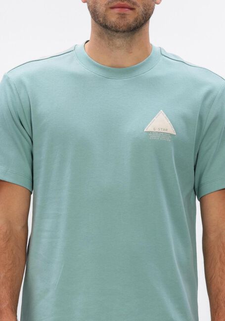 Blaue G-STAR RAW T-shirt SMALL LOGO R T - large