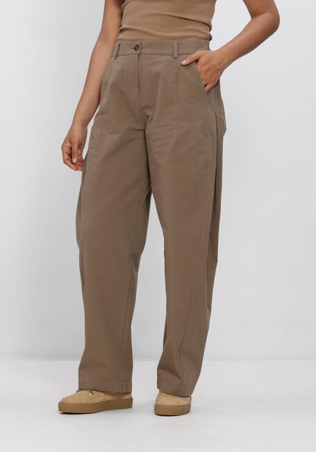 Taupe SUMMUM Weite Hose TROUSERS BARREL FIT COTTON - large