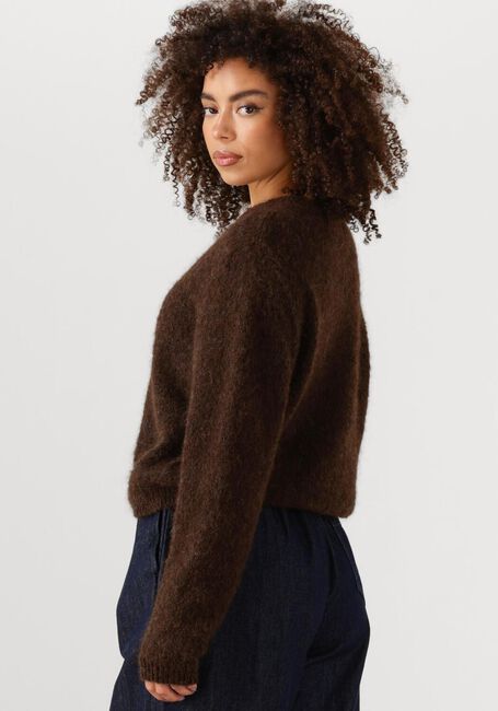 Braune BY-BAR Pullover CLEO NATURAL CARDIGAN - large