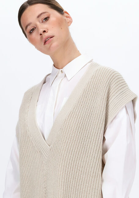 Wei&szlig;e OBJECT Spencer HALSEY KNIT WAISTCOAT - large