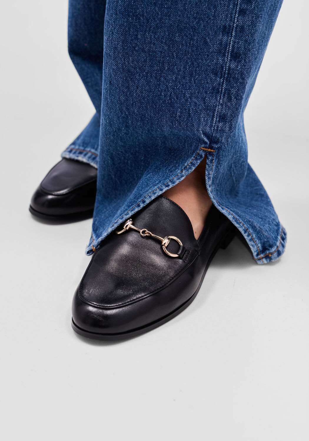 Schwarze NOTRE-V Loafer GR8020 - large