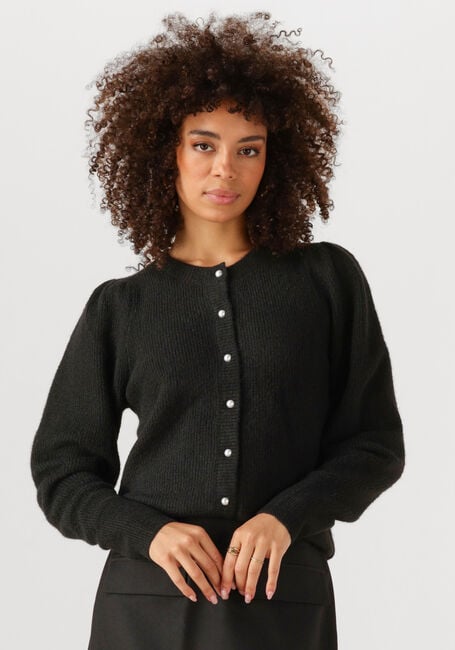 Schwarze NOTRE-V Strickjacke NV-GRACE - large