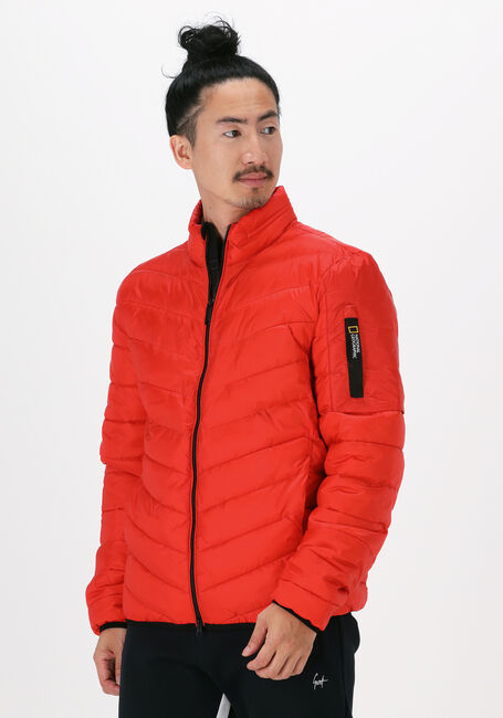 Rote NATIONAL GEOGRAPHIC Wattierte Jack JACKET WITH FILLER - large