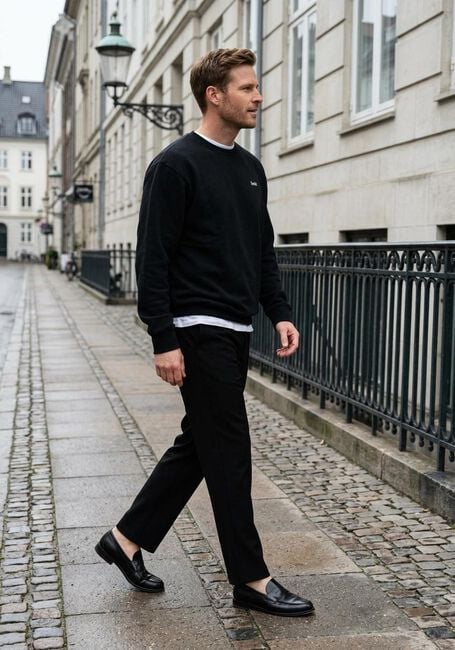 Schwarze FOR&Eacute;T Sweatshirt NOON SWEATSHIRT - large