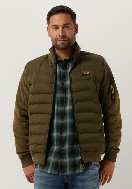 Grüne PME LEGEND Jack ZIP JACKET FLEECE MIXED PADDED NYLON - large