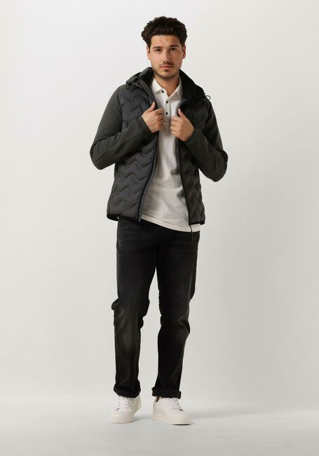 Hellgrau CAST IRON Jack ZIP JACKET INTERLOCK - large