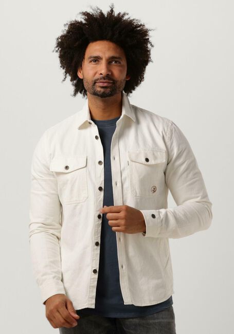 Nicht-gerade weiss CAST IRON Overshirt LONG SLEEVE SHIRT SLUB TWILL OVERSHIRT REGULAR FIT - large