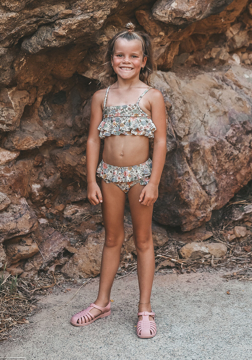 Mehrfarbige/Bunte SALTED STORIES Bikinis SPARKLY FLEURS BIKINI - large