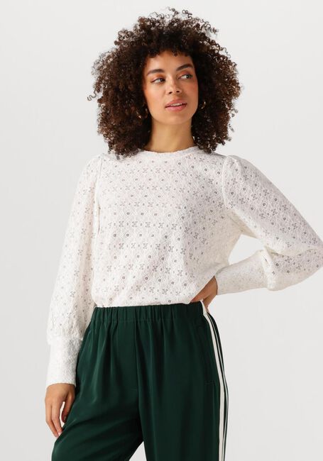 Weiße OBJECT Sweatshirt OBJLAILA L/S RE TOP NOOS - large