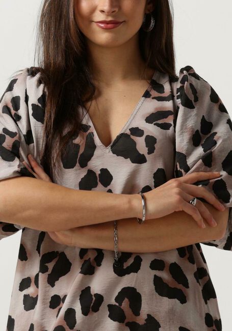 Sand BY-BAR Midikleid JUTA CHEETAH DRESS - large