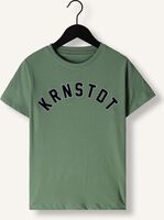 Grüne KRONSTADT T-shirt TIMMI ORGANIC/RECYCLED FLOCK PRINT TEE Grüne KRONSTADT T-shirt TIMMI ORGANIC/RECYCLED FLOCK PRINT TEE - medium