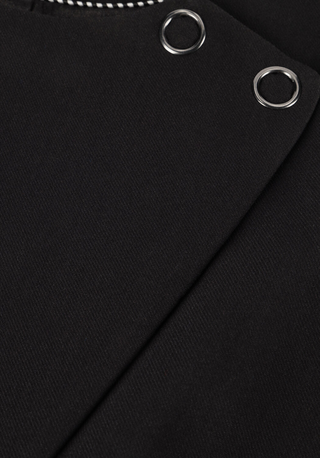 Schwarze CO'COUTURE Gilet VOLACC WRAP VEST - large