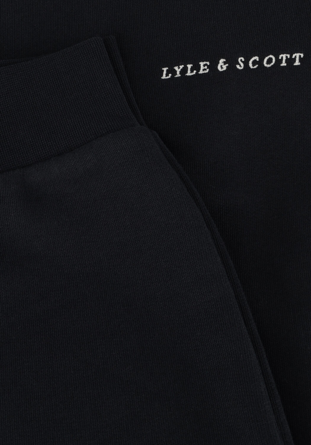 Dunkelblau LYLE & SCOTT Jogginghose SCRIPT EMBROIDERED SWEATPANT - large