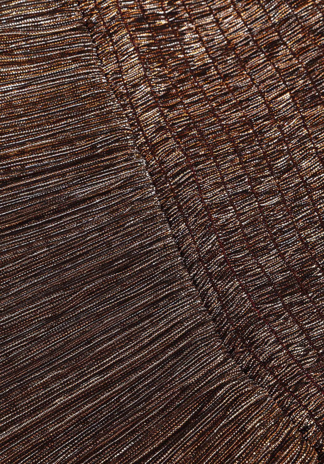 Bronzefarbene EST'SEVEN Midikleid ST TRPZ DRESS - large