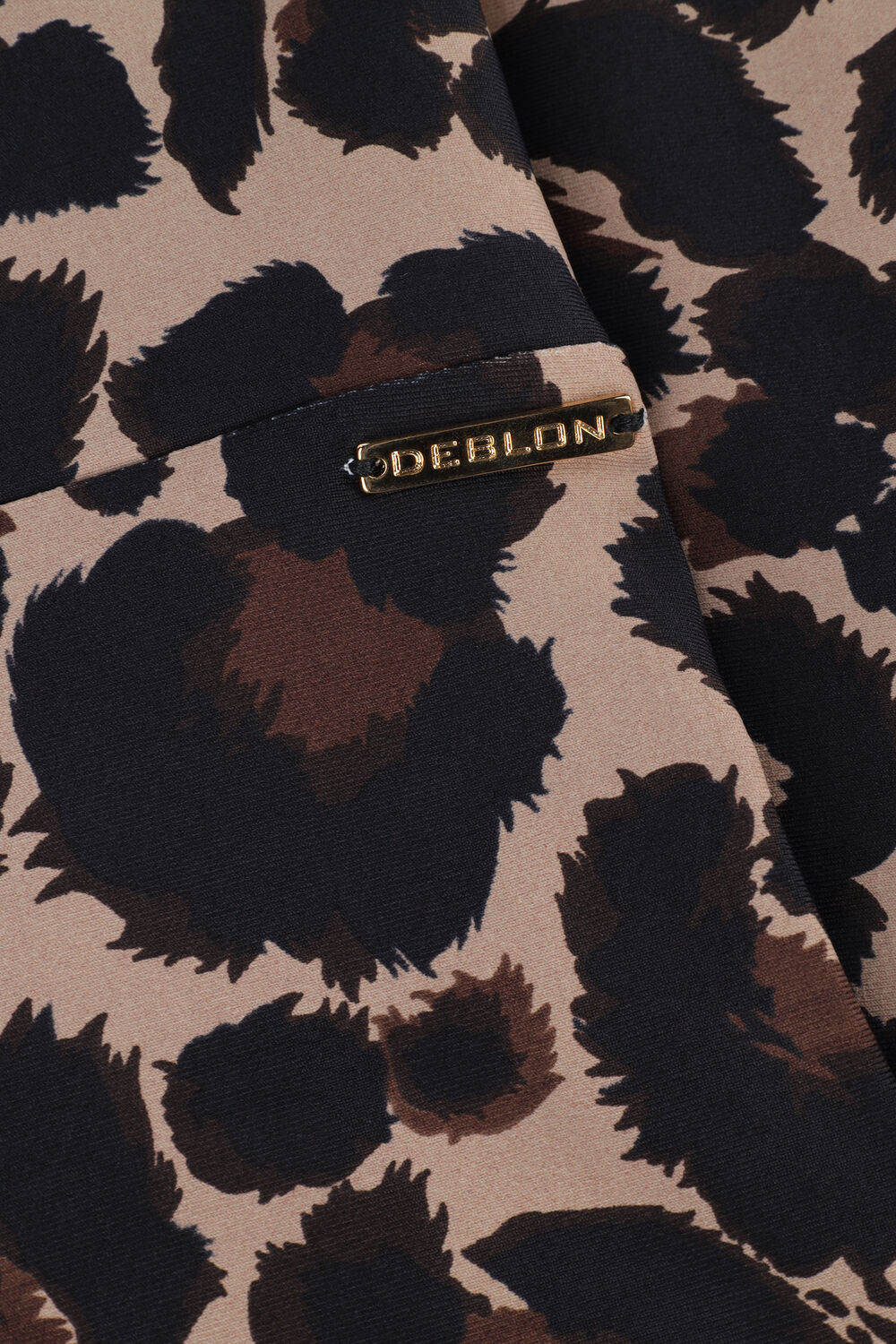 Braune DEBLON SPORTS Schlaghose CELINE FLARED LEGGINGS - large