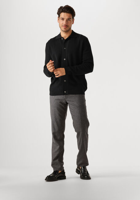 Schwarze SELECTED HOMME Pullover & Cardigans LSHTRAY LS KNIT MERINO BUTTEN CARDIGAN - large
