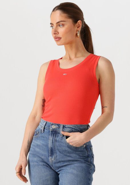 Orangene TOMMY JEANS Top TJW ESSENTIAL RIB TANK EXT - large