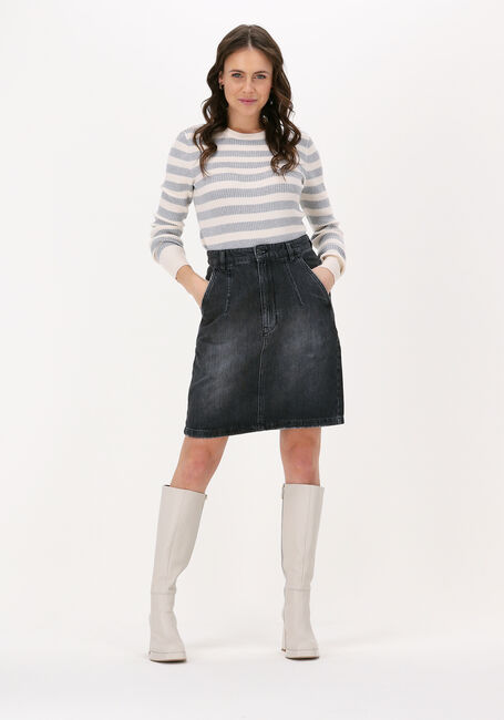 Beige SELECTED WOMEN Pullover SLFAILANA LS STRIPED KNIT O-NE - large