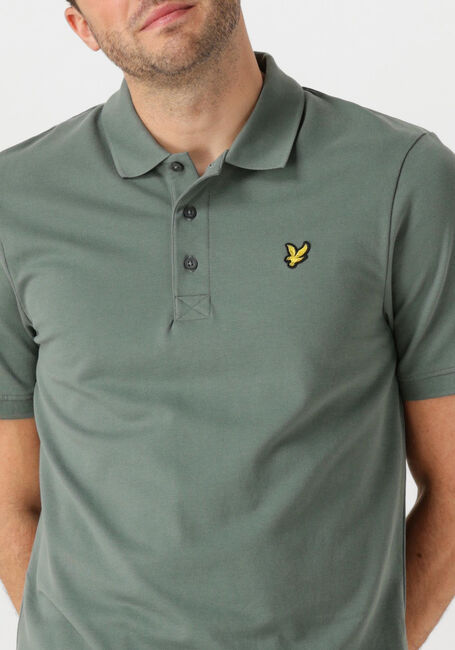 Grüne LYLE & SCOTT Polo-Shirt PLAIN POLO SHIRT - large