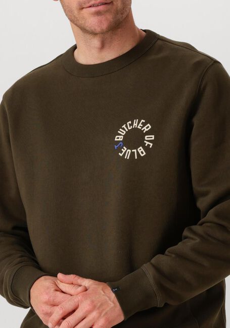 Dunkelgrün BUTCHER OF BLUE Sweatshirt ARMY CIRCLE CREW - large