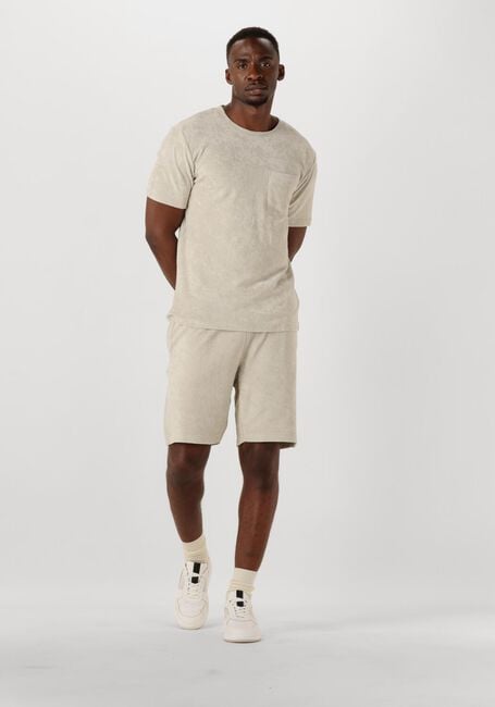Beige DSTREZZED Kurze Hose LOGAN TOWELLING SHORTS - large