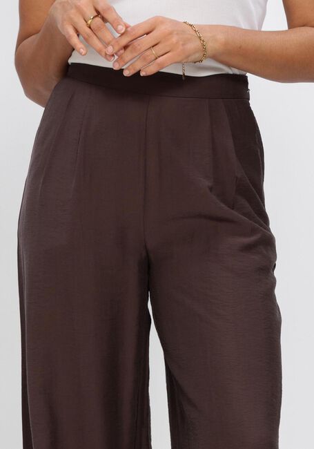 Braune OBJECT Weite Hose OBJISLA YUI HW WIDE PANTS - large