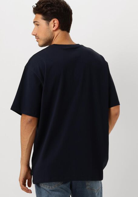 Dunkelblau SCOTCH & SODA T-shirt 3 CROSSES LOOSE FIT POCKET T-SHIRT - large