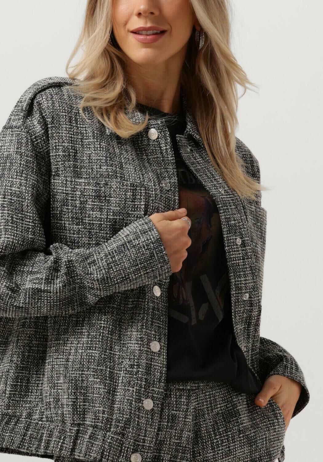 Ladies cheap boucle jacket